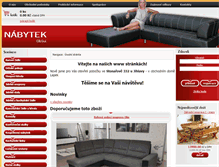 Tablet Screenshot of nabytek-olesna.com